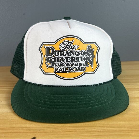 Vintage Rail Road Foam Trucker Hat Snap Back - Picture 1 of 7